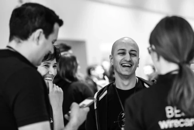 people from meetup talking