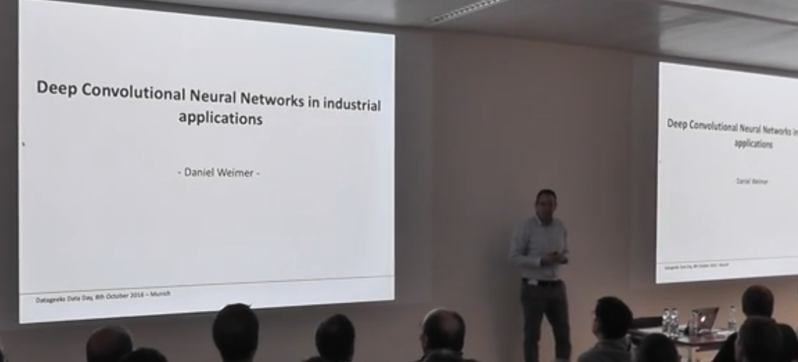 DaDaDa 2016 - Deep Convolutional Neural Networks in industrial applications