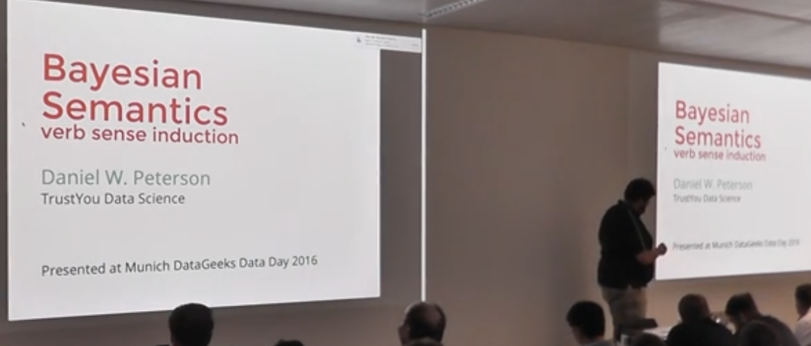 DaDaDa 2016 - Bayesian Semantics: Verb Sense Induction