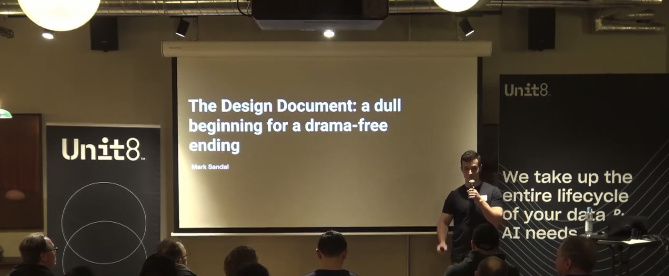 Talk "The Design Document - A Dull Beginning for a Drama Free Ending"